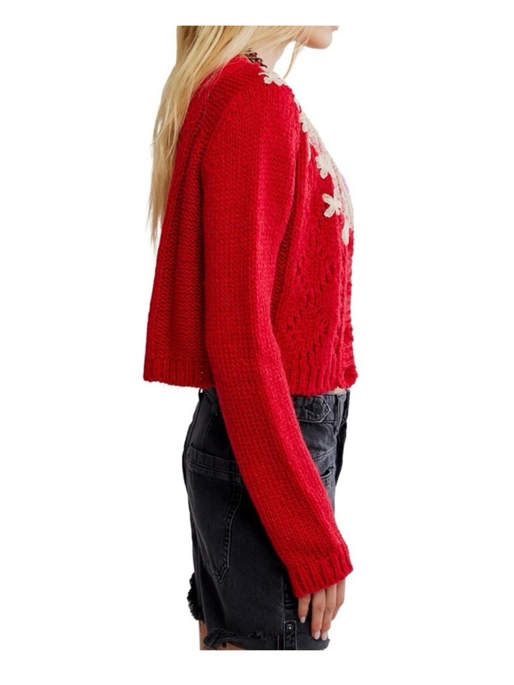 Free People Pixie Beaded
Floral Cardigan - Picture 3 of 10